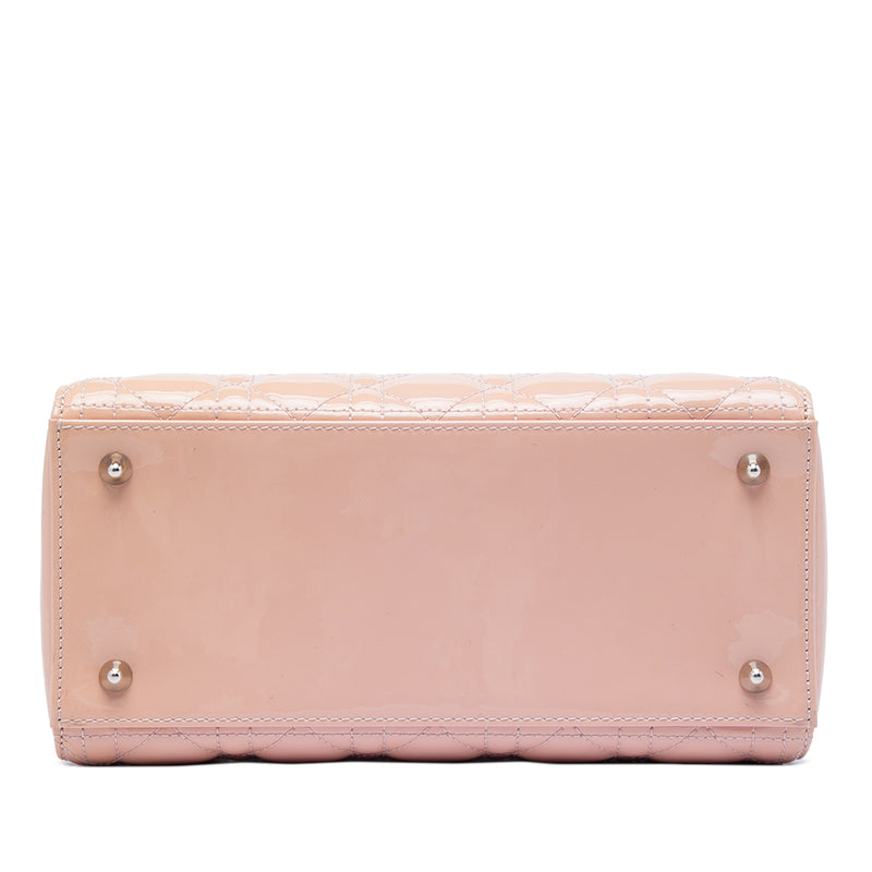 Medium Patent Cannage Lady Dior - Image 3