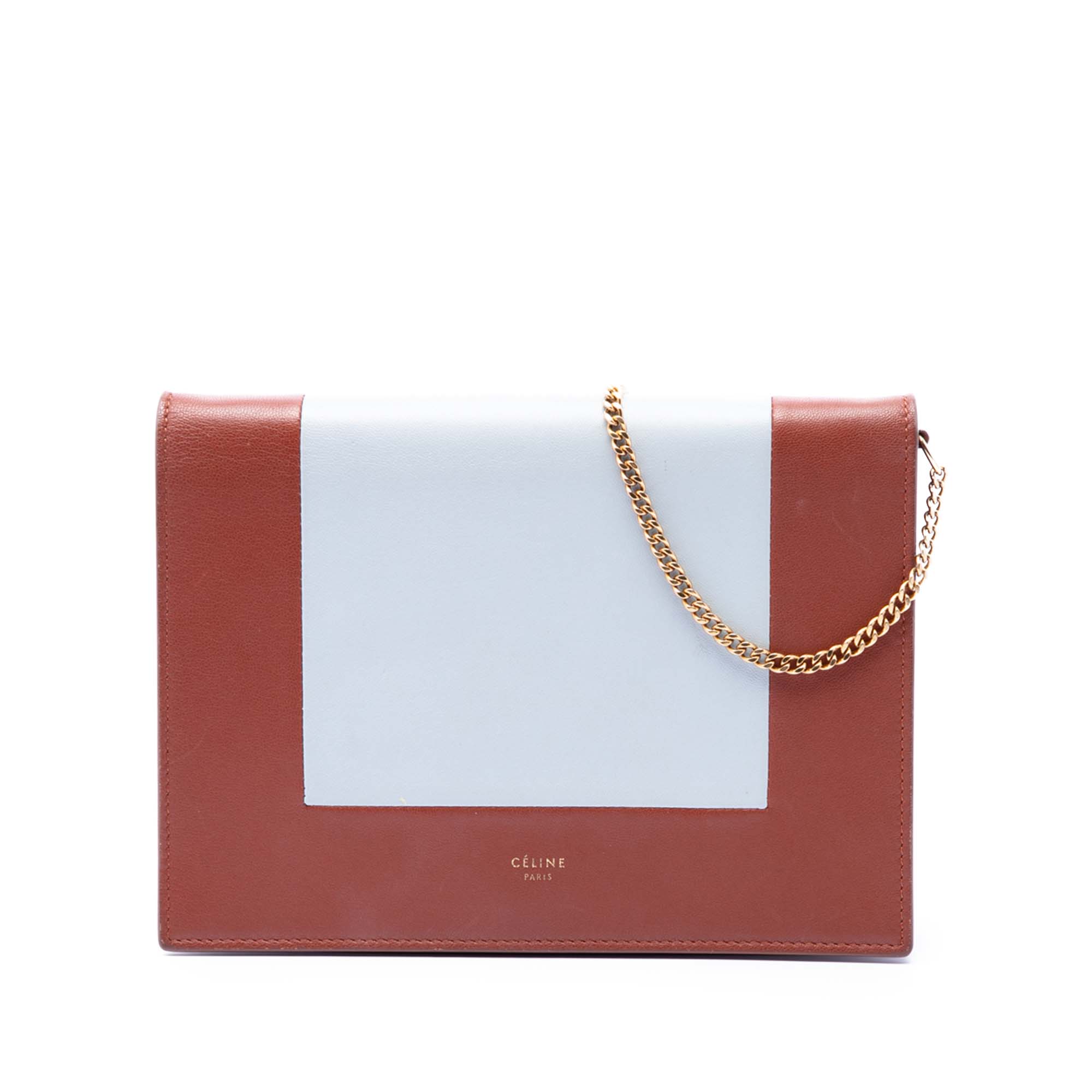 Leather Frame Wallet on Chain - Image 1