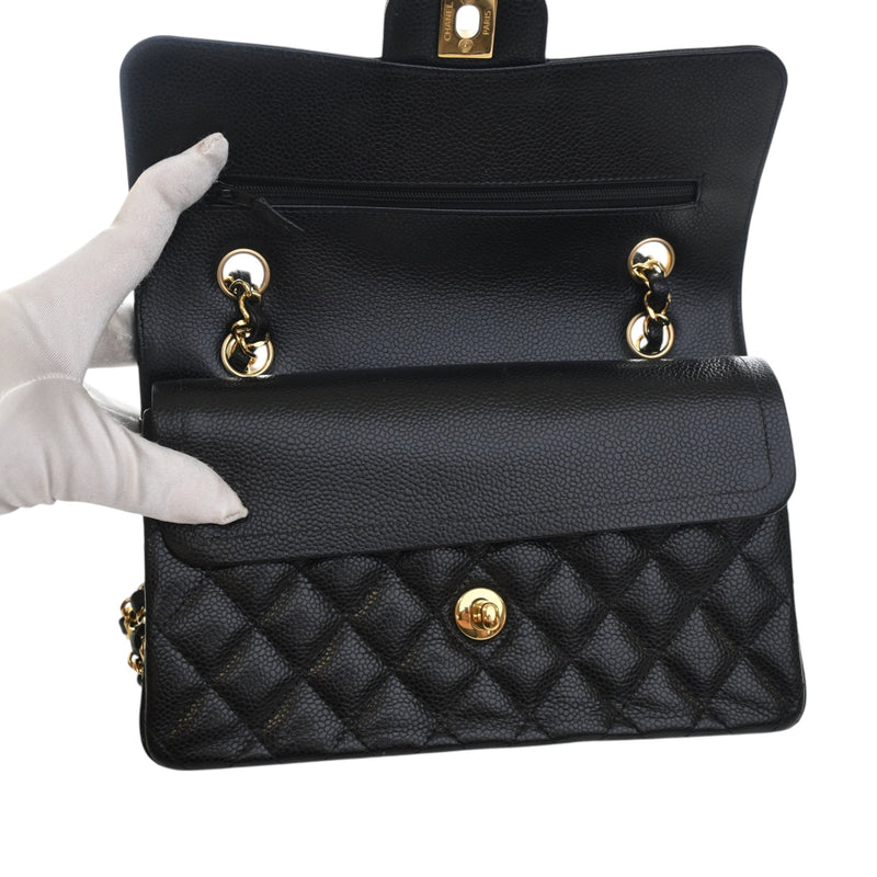 Small Classic Caviar Double Flap - Image 7
