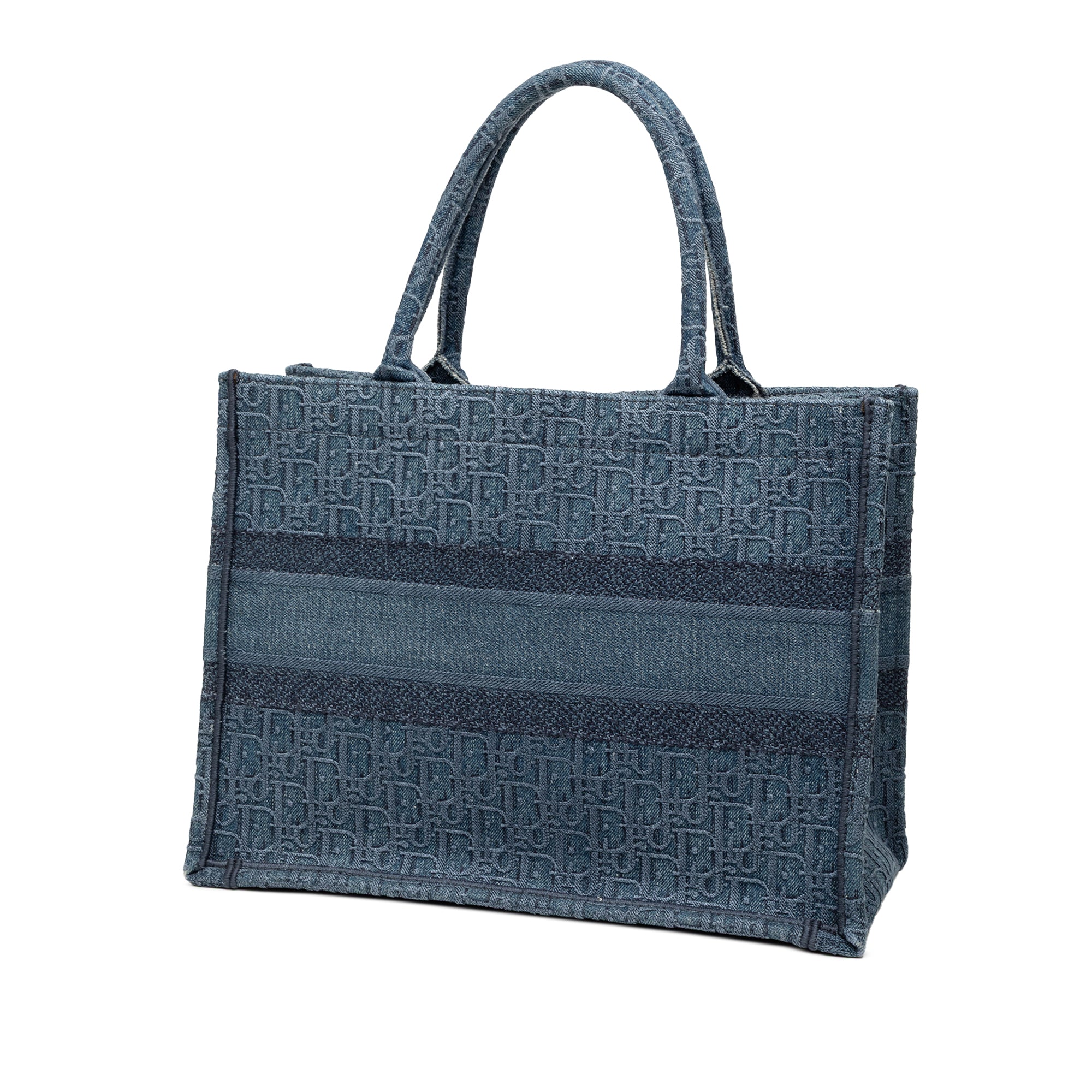 Medium Oblique Denim Book Tote - Image 2