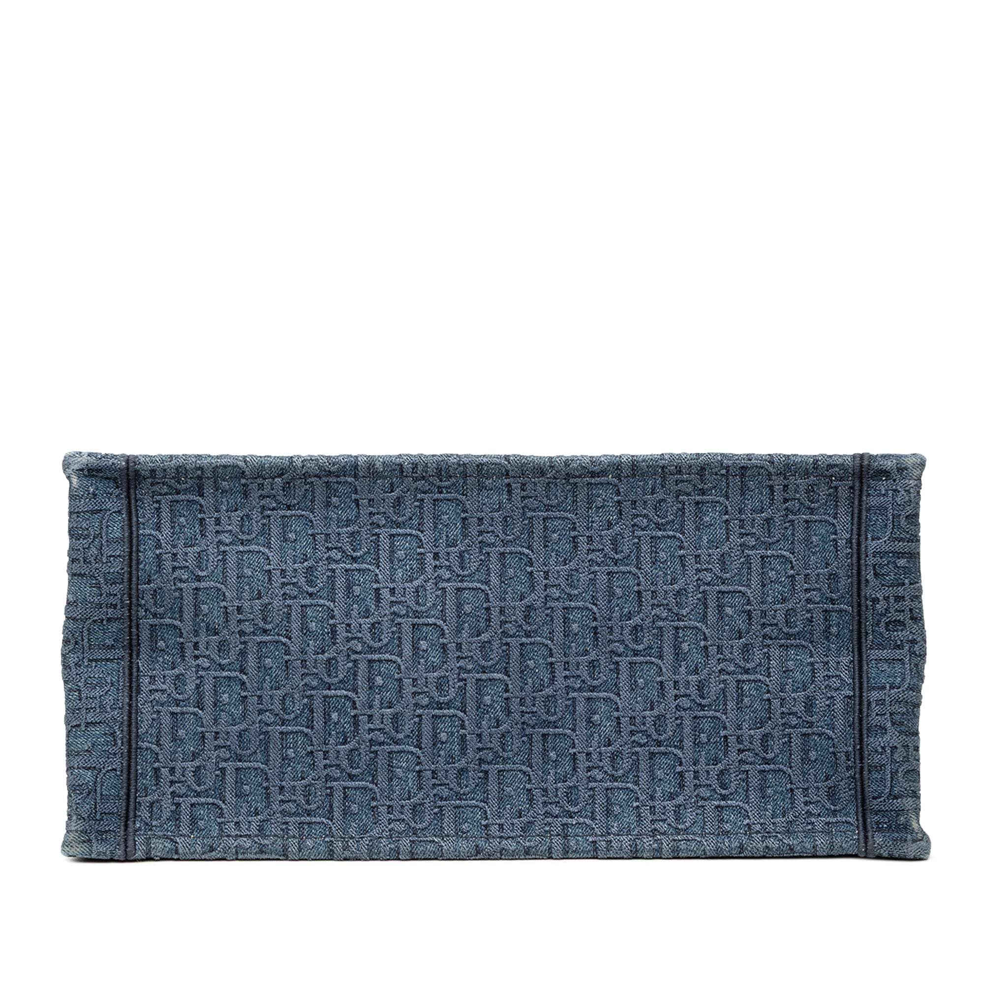 Medium Oblique Denim Book Tote - Image 3