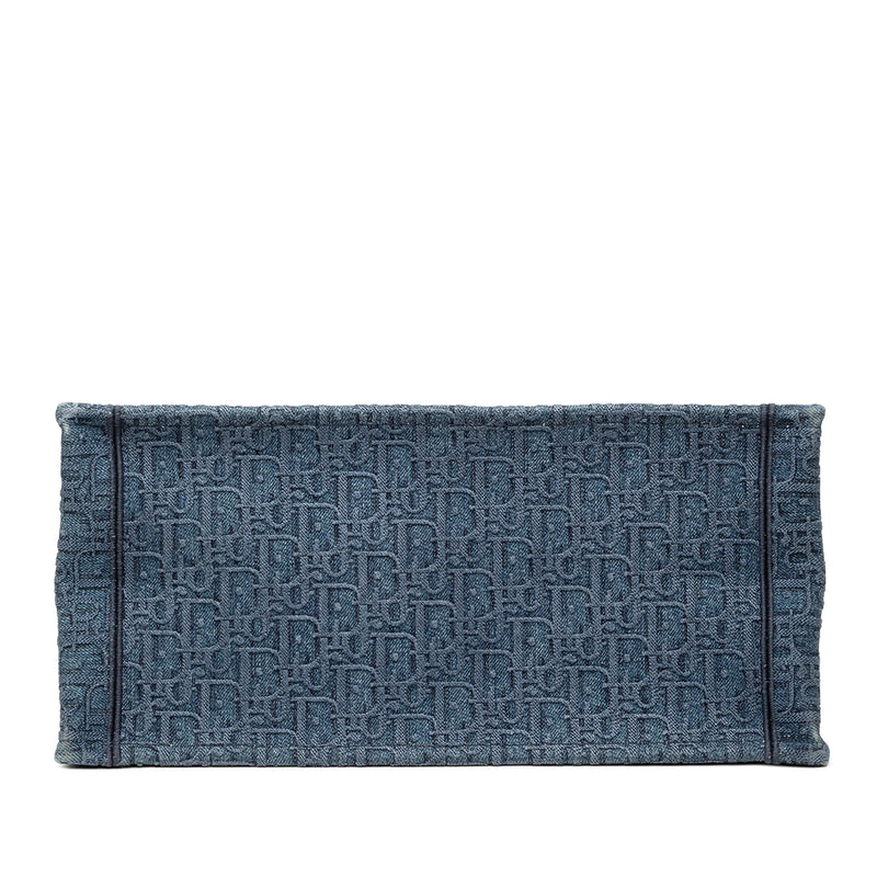 Medium Oblique Denim Book Tote - Image 3