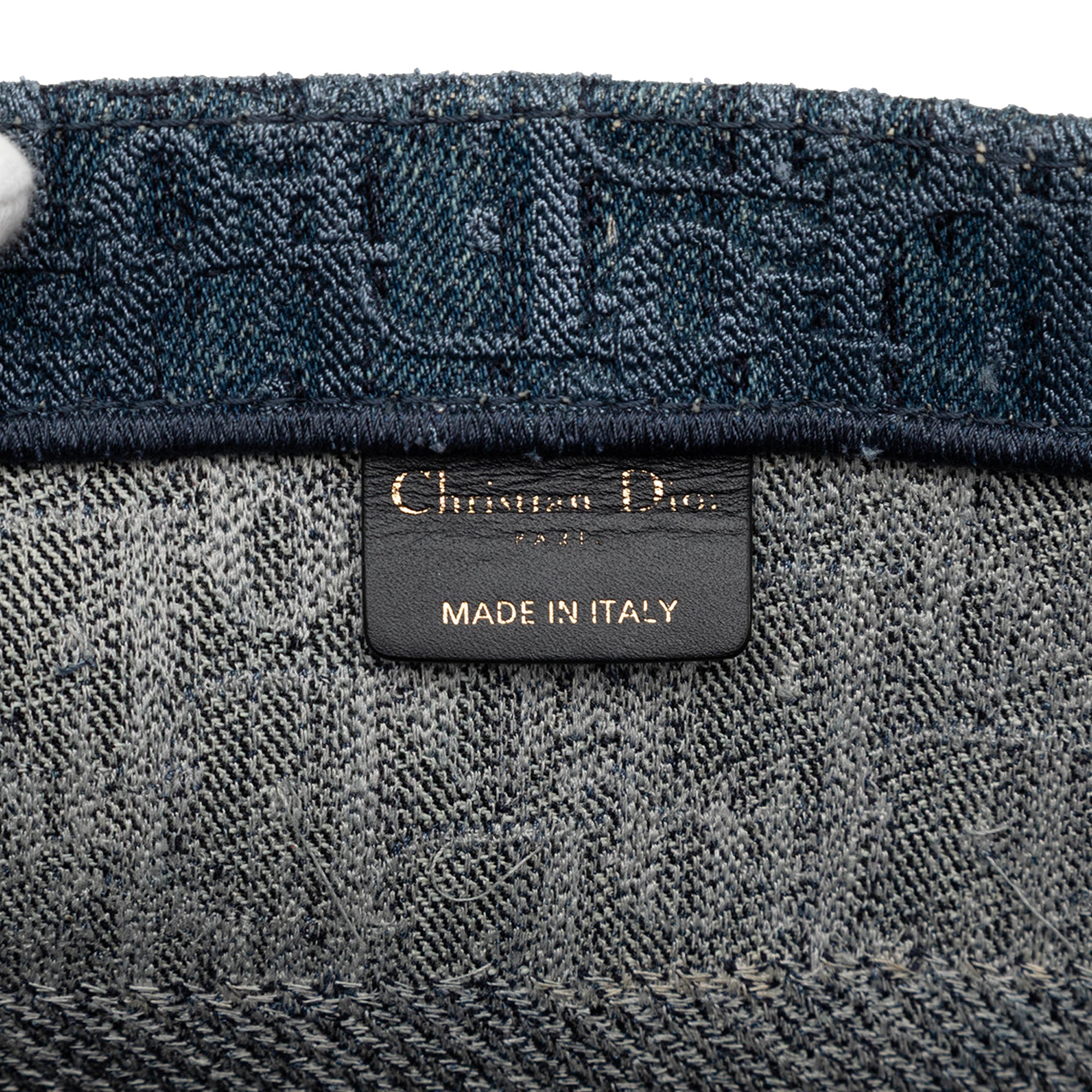 Medium Oblique Denim Book Tote - Image 5