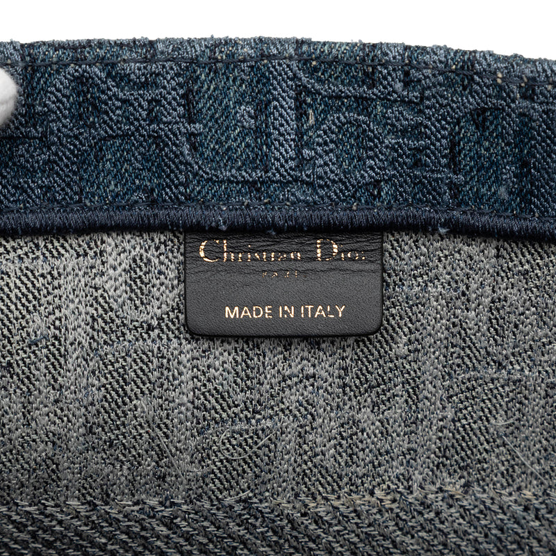 Medium Oblique Denim Book Tote - Image 5