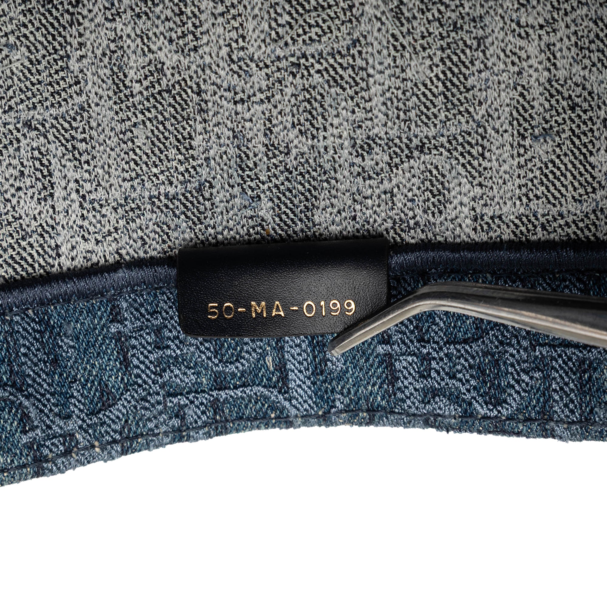 Medium Oblique Denim Book Tote - Image 6