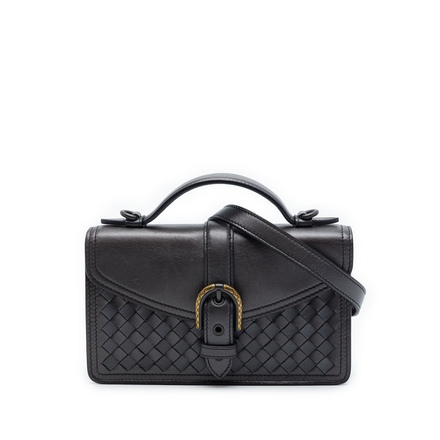 Nappa Intrecciato Satchel - Image 1