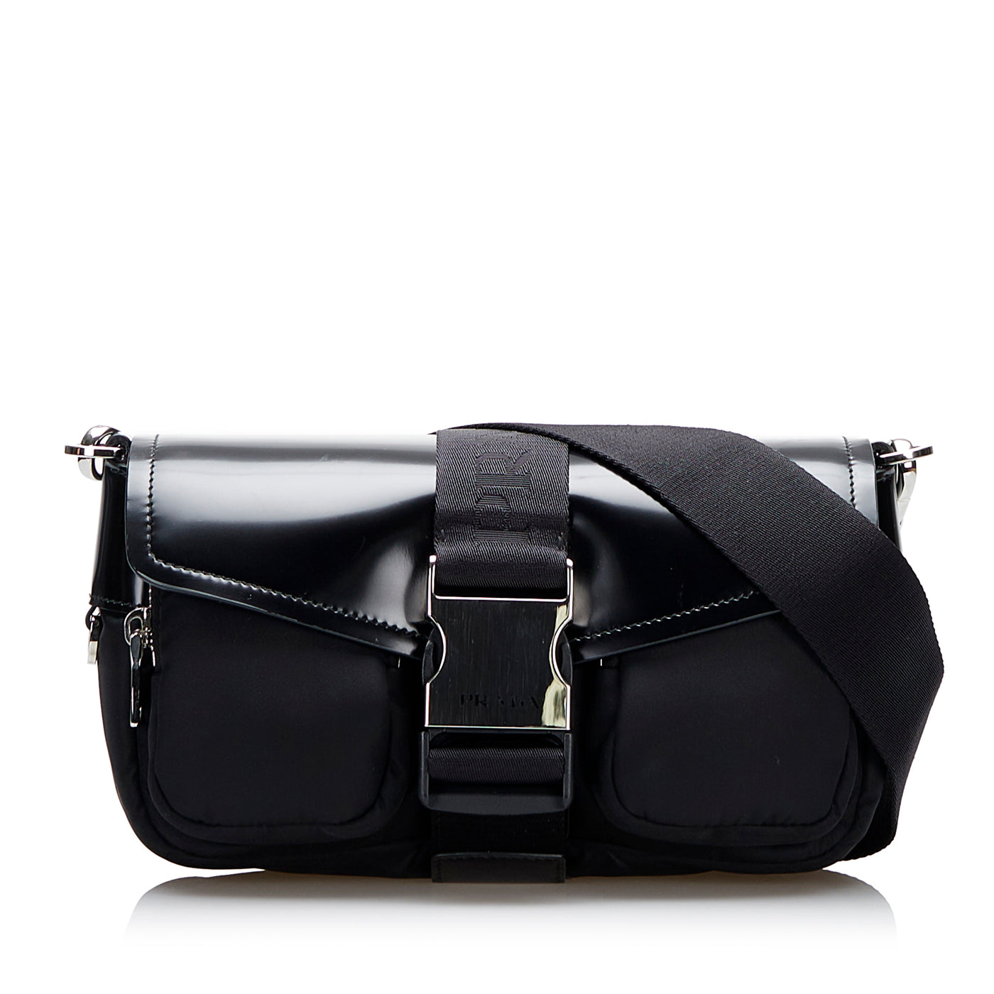 Re-Nylon & Spazzolato Pocket Crossbody - Image 1