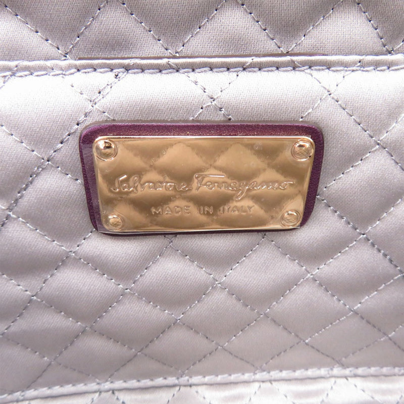 Satin Gancini Clutch with Chain - Image 5