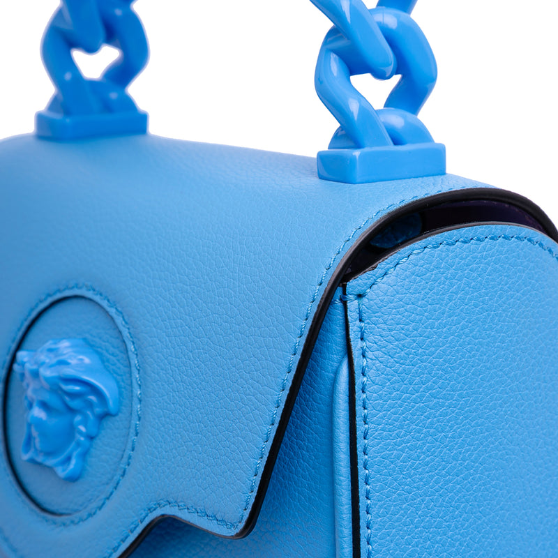 Mini Leather La Medusa Satchel - Image 7