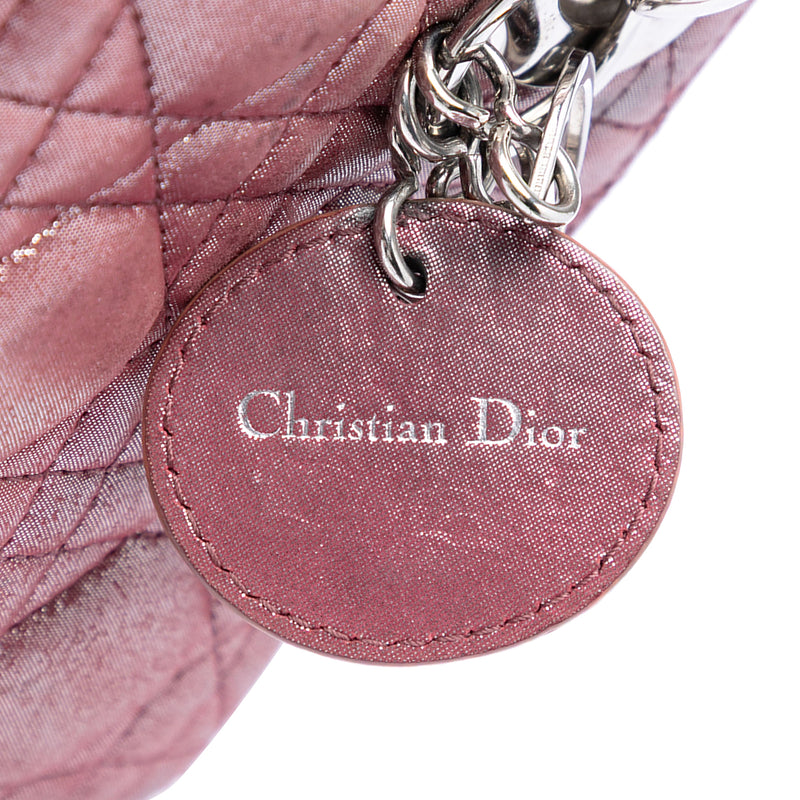 Mini Iridescent Lambskin Cannage Lady Dior - Image 5