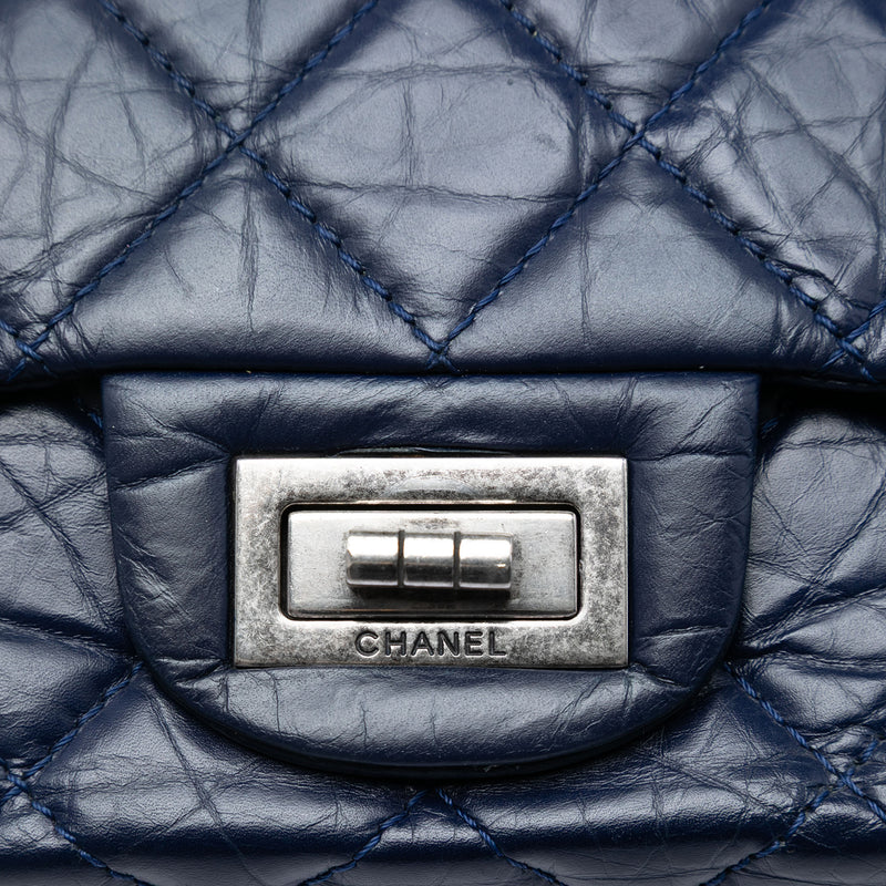 Quilted Aged Calfskin Reissue 2.55 Double Flap 227 - Image 5
