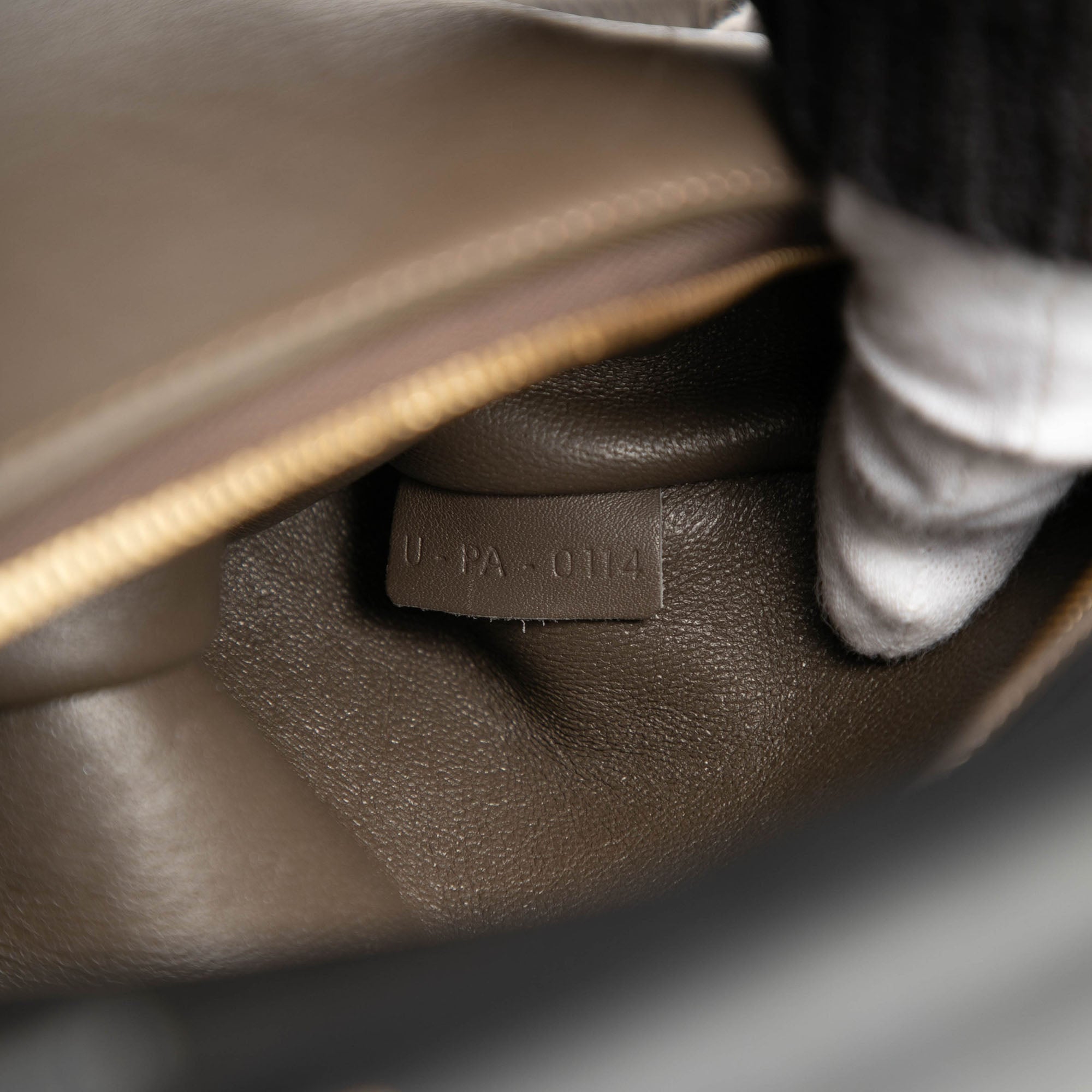 Small Tricolor Leather Trapeze Satchel - Image 6