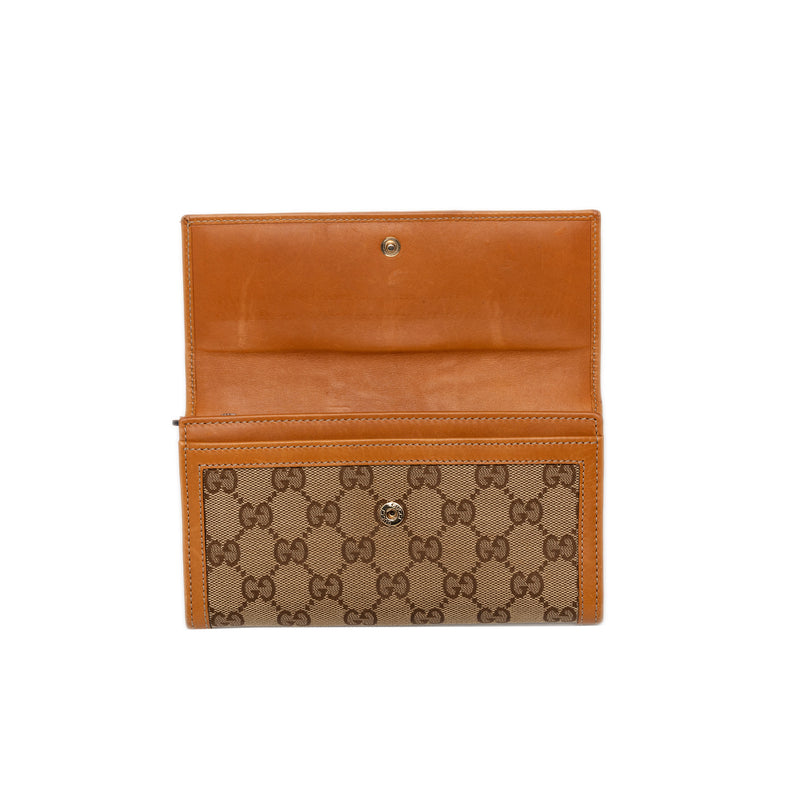 GG Canvas Web Continental Wallet - Image 4
