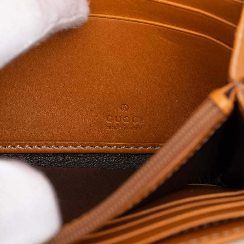 GG Canvas Web Continental Wallet - Image 7