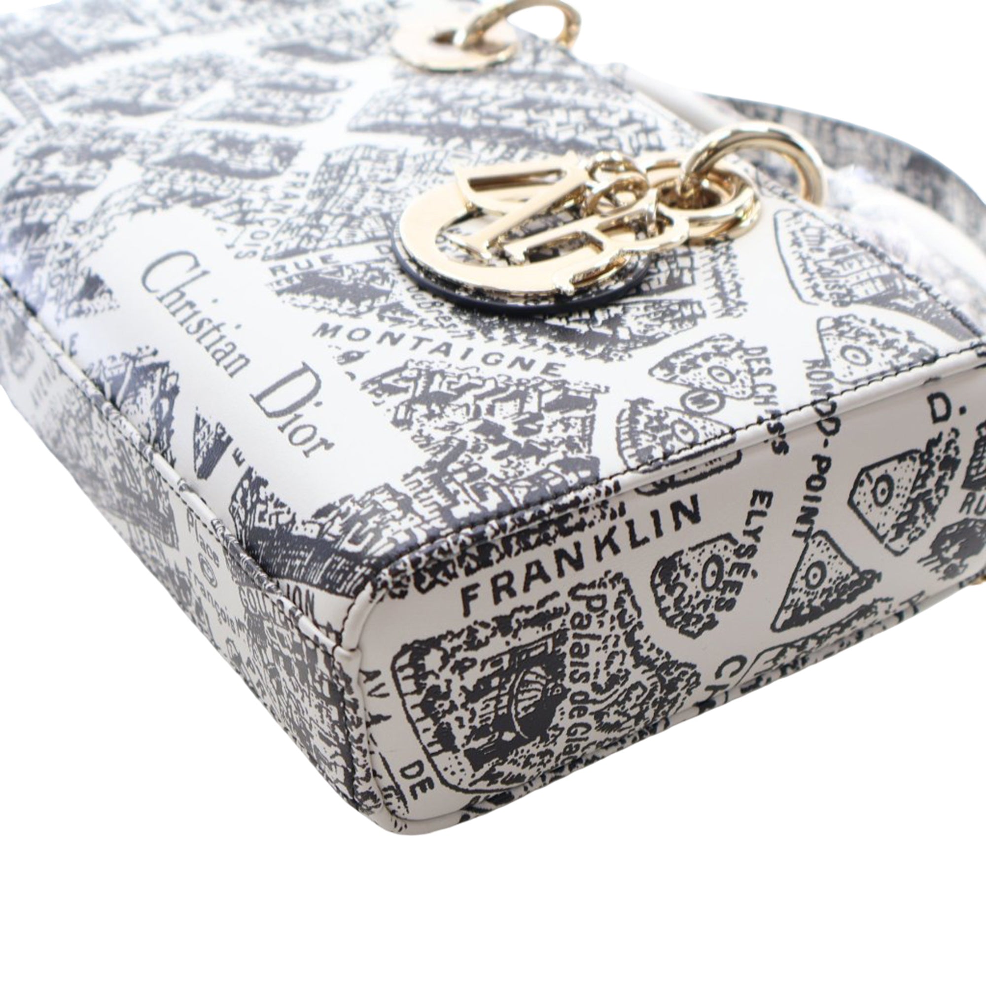 Medium Calfskin Plan De Paris Printed Lady D Joy - Image 8