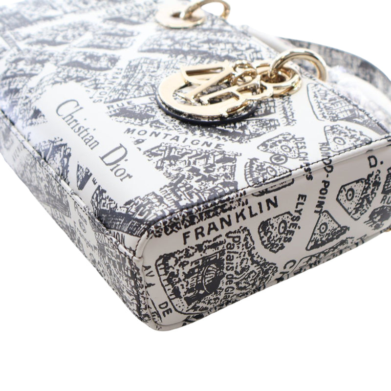 Medium Calfskin Plan De Paris Printed Lady D Joy - Image 8