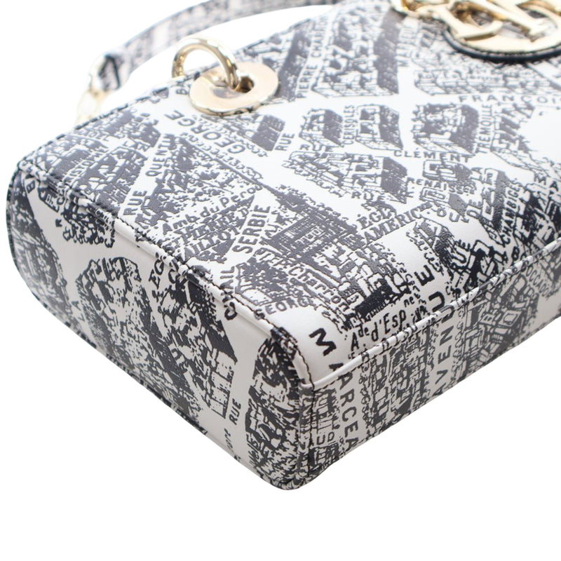 Medium Calfskin Plan De Paris Printed Lady D Joy - Image 9