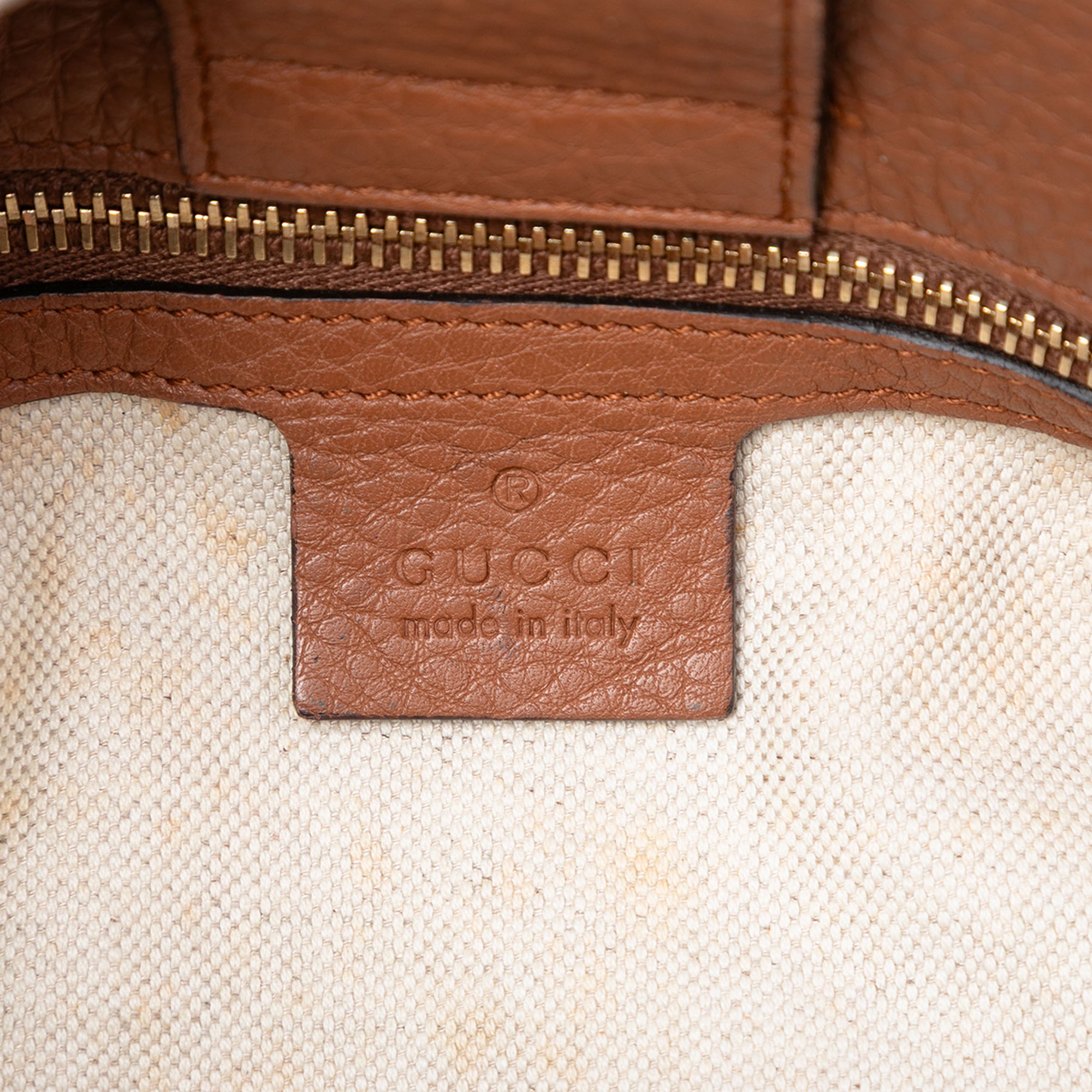 Medium Calfskin Bamboo Shopper Satchel - Image 5