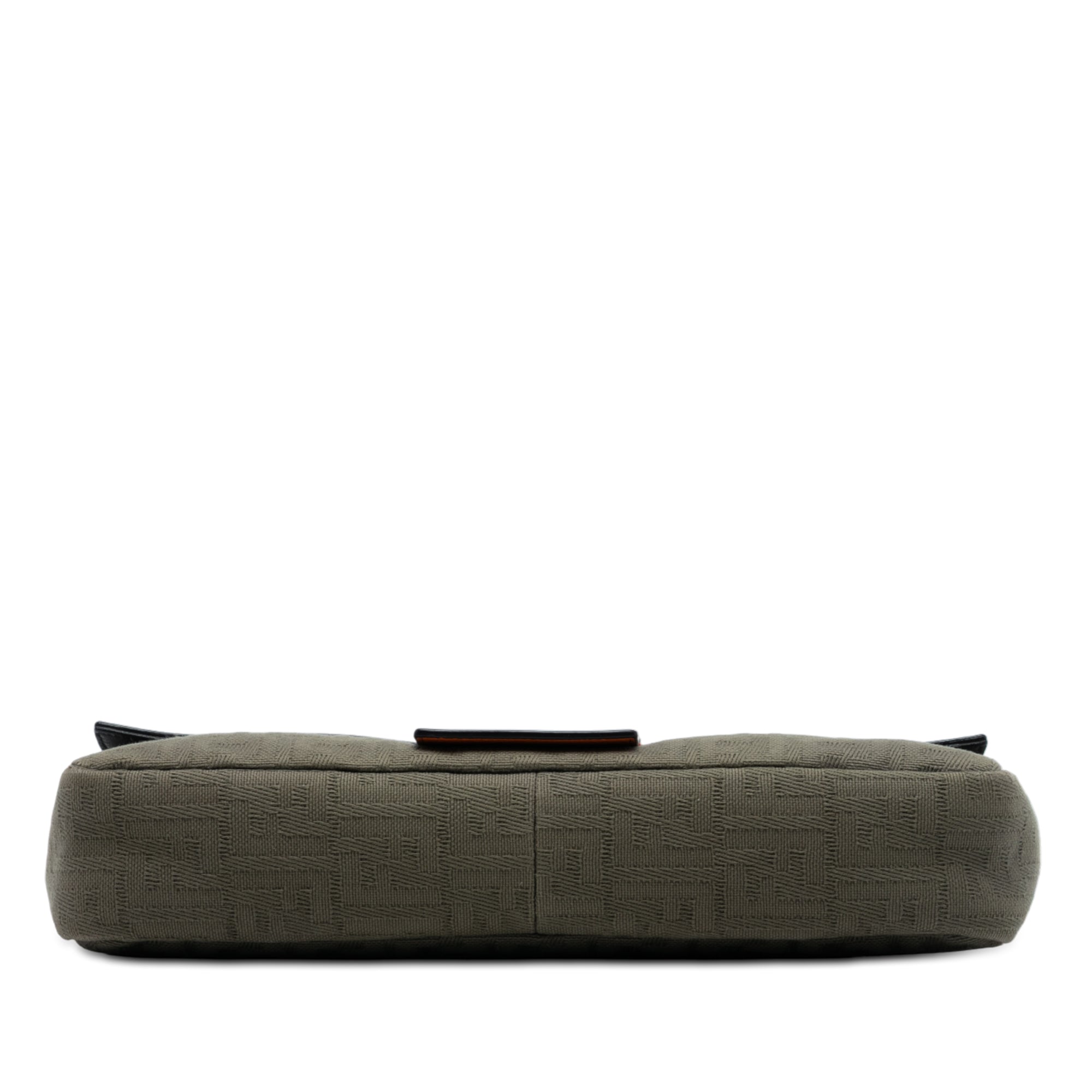 Large Zucca Canvas and Leather Convertible Belt Baguette - Image 3