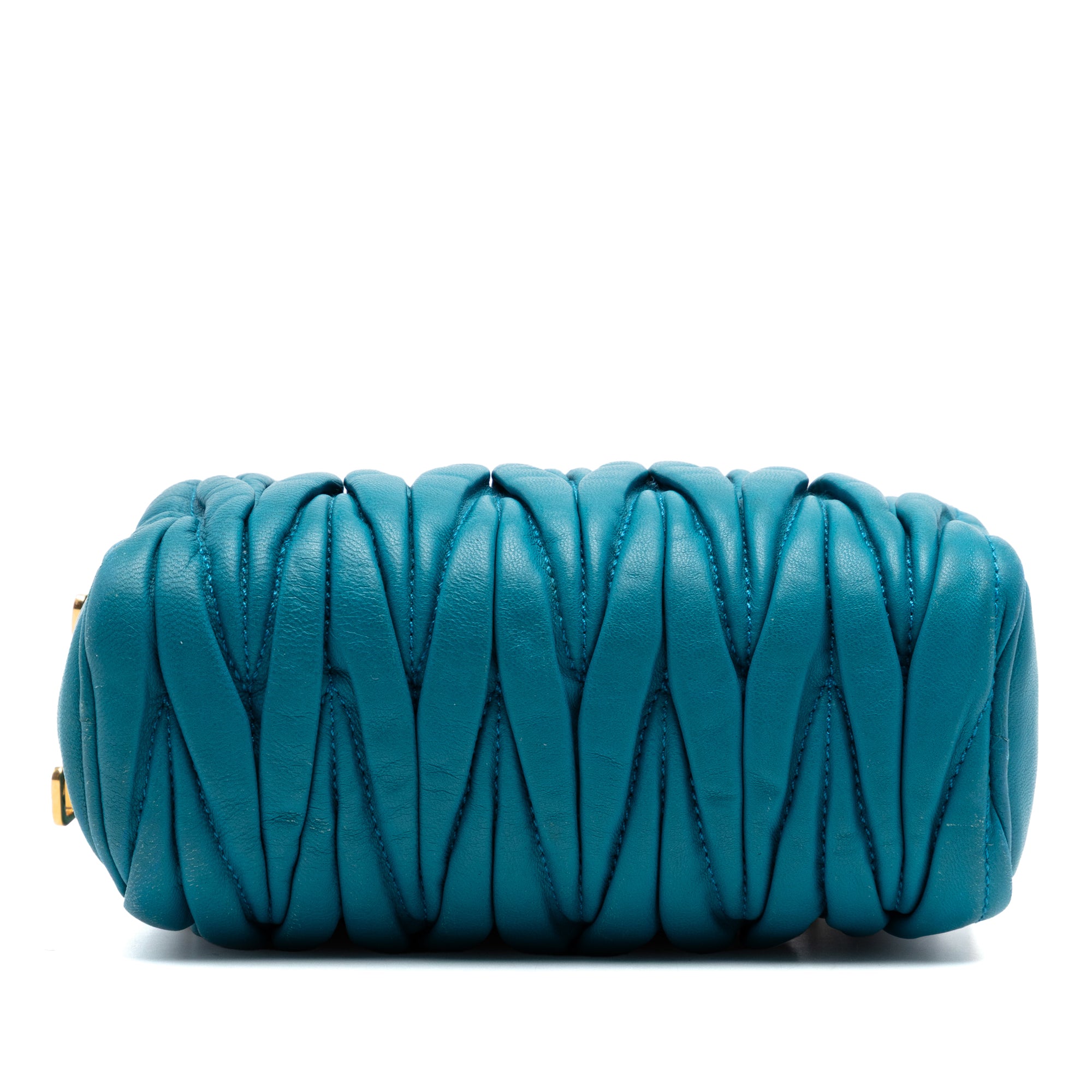 Quilted Leather Double Zip Camera Bag - Image 3