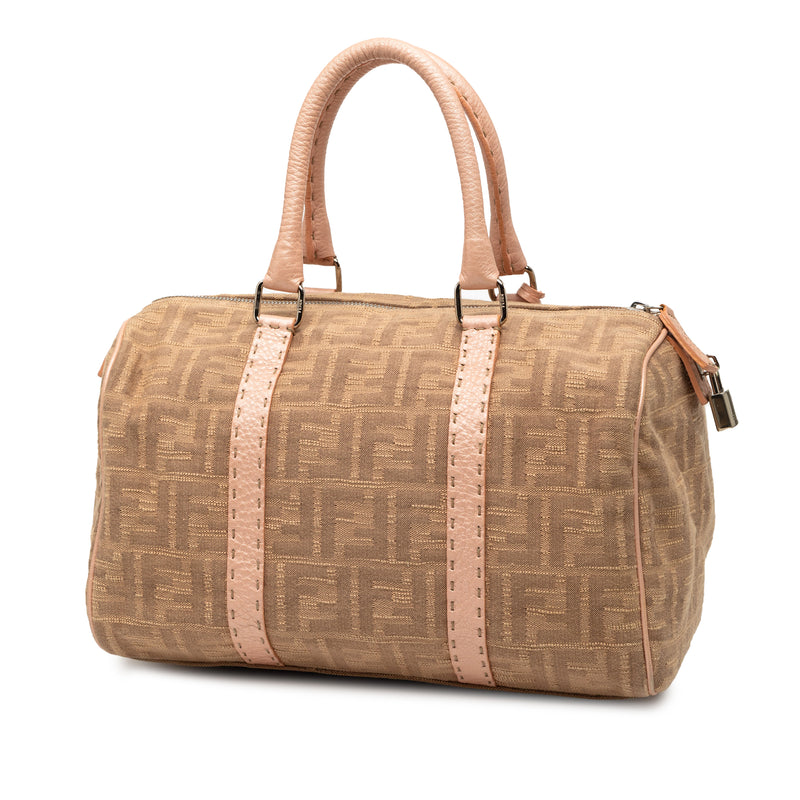 Zucca Canvas Selleria Boston Bag - Image 2