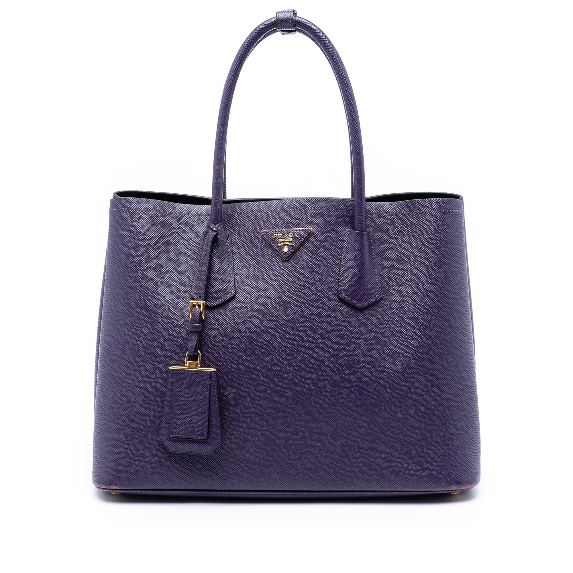 Medium Saffiano Cuir Double Satchel - Image 1