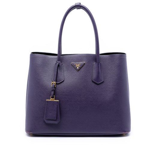 Medium Saffiano Cuir Double Satchel - Image 1