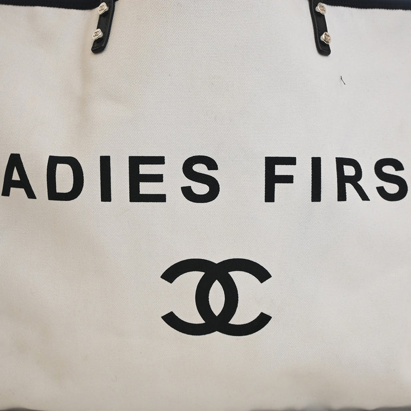 Bicolor Canvas Ladies First Shopping Tote - Image 9