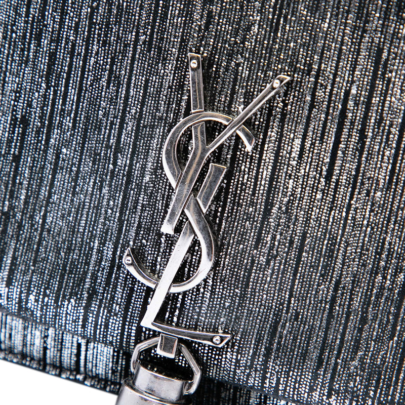 Metallic Suede Monogram Kate Tassel Wallet on Chain - Image 5