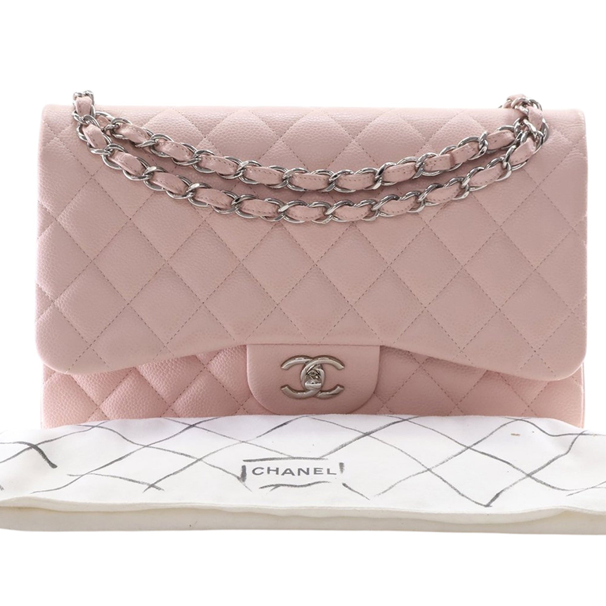 Jumbo Classic Caviar Double Flap - Image 15