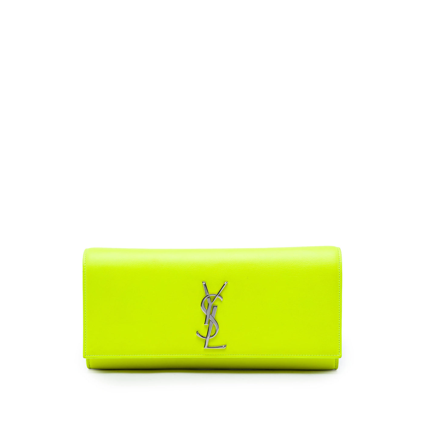 Smooth Leather Cassandre Clutch - Image 1