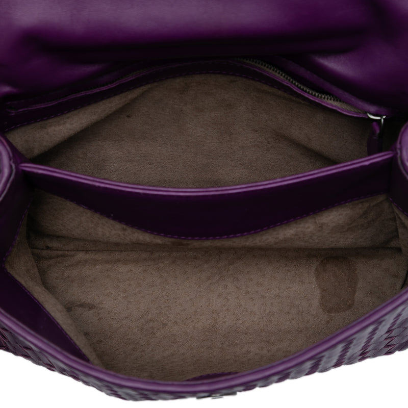 Small Nappa Intrecciato Olimpia Shoulder Bag - Image 4