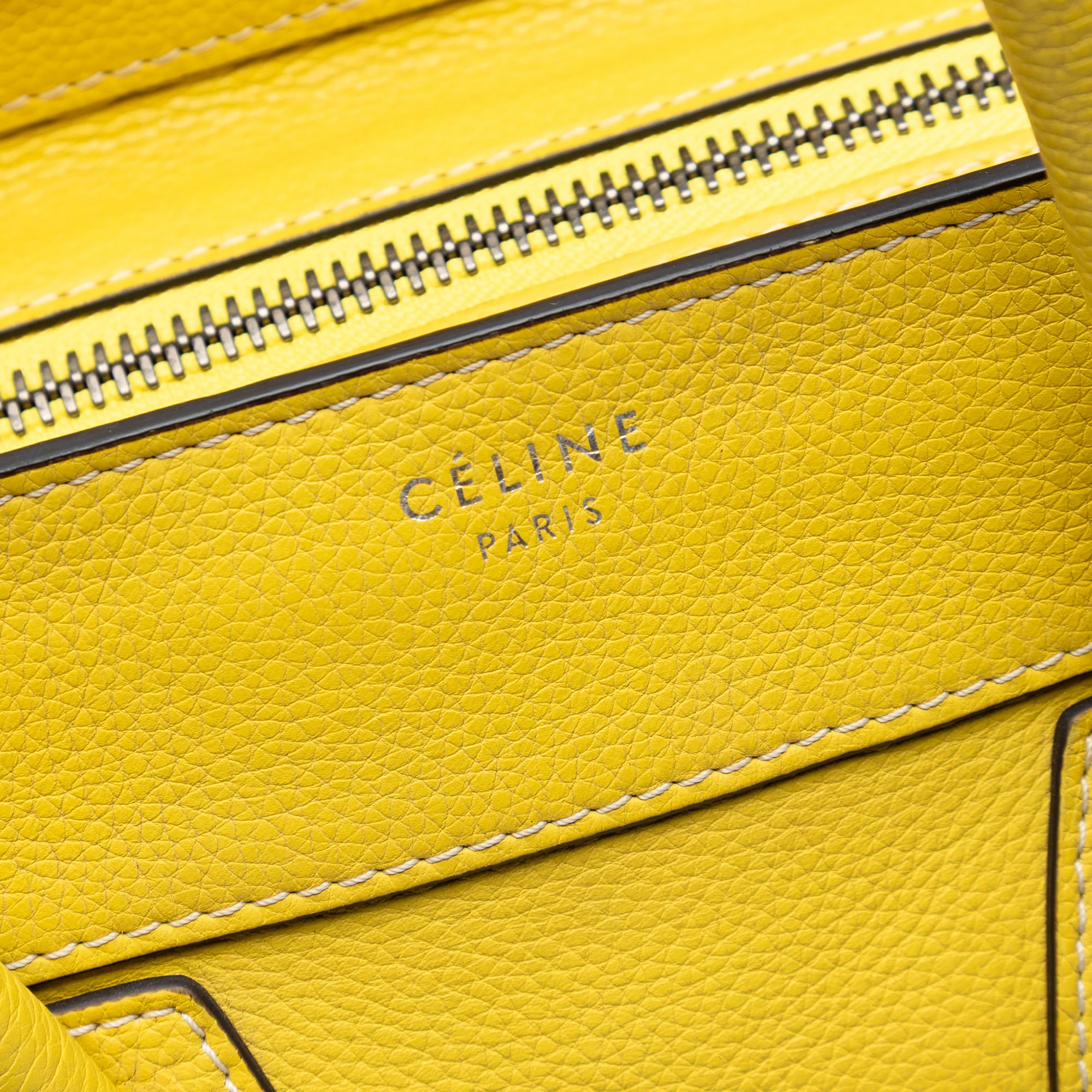 Mini Grained Calfskin Luggage Tote - Image 6