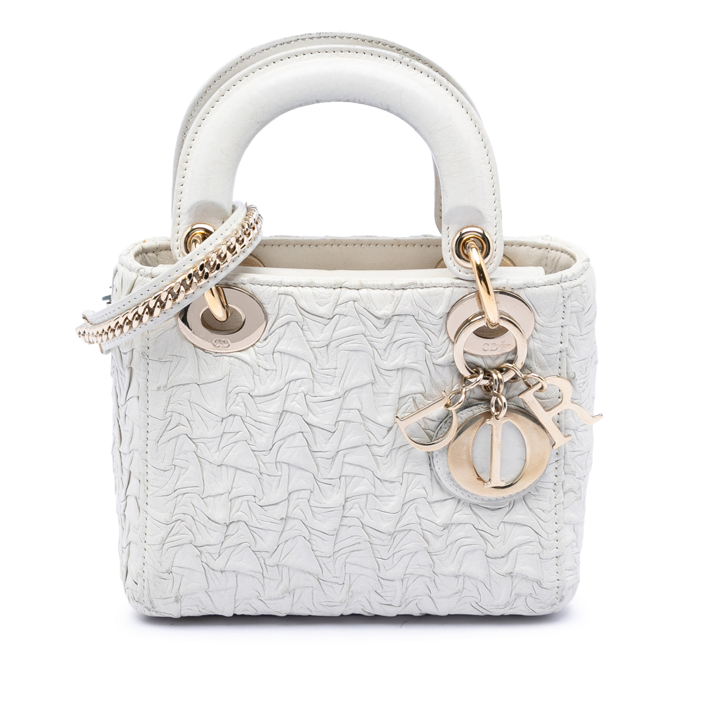 Mini Wavy Crinkled Lambskin Lady Dior - Image 1