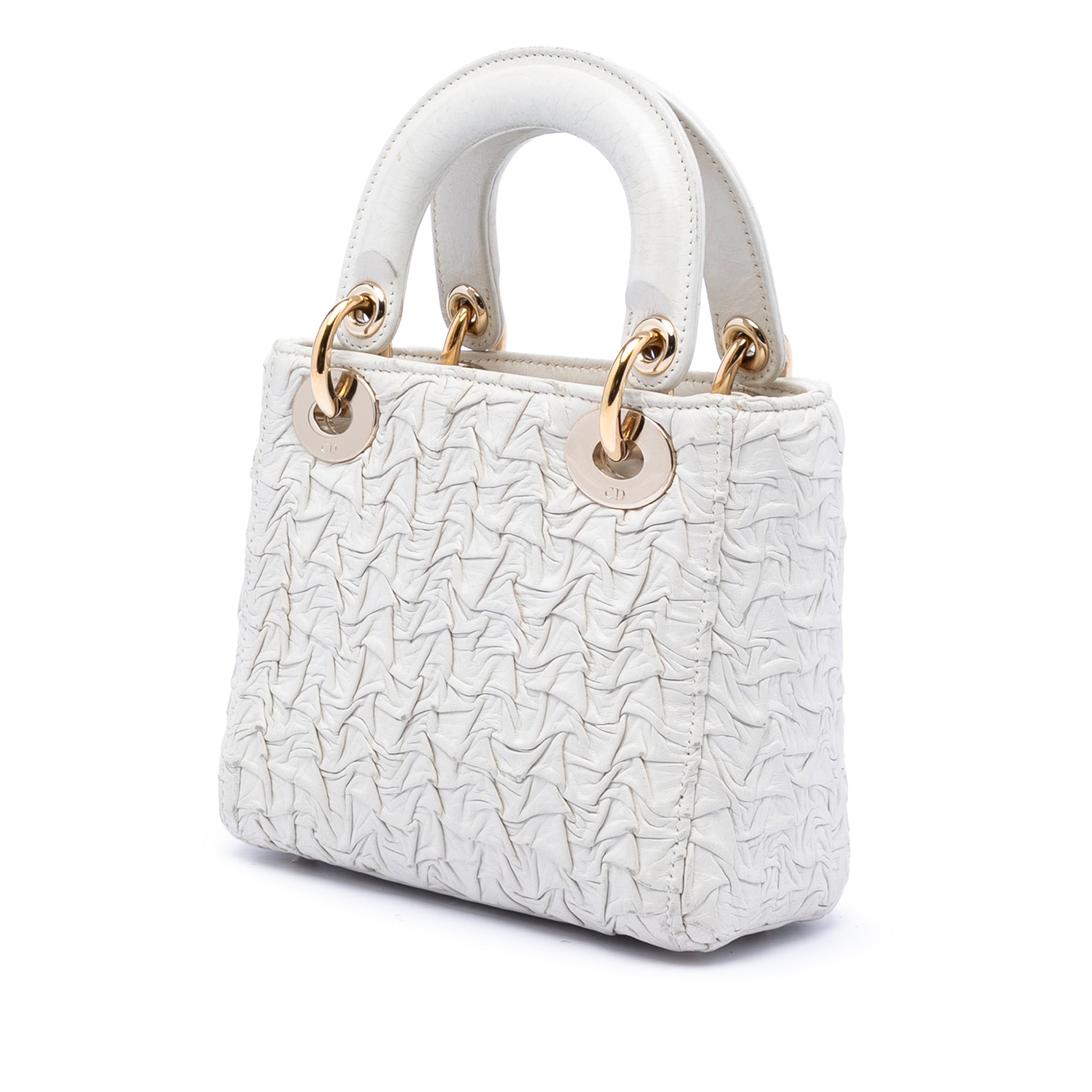Mini Wavy Crinkled Lambskin Lady Dior - Image 2