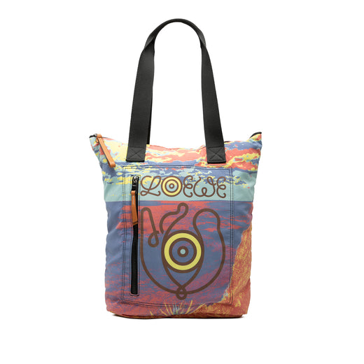 Printed Nylon Eye Loewe Nature Tote - Image 1