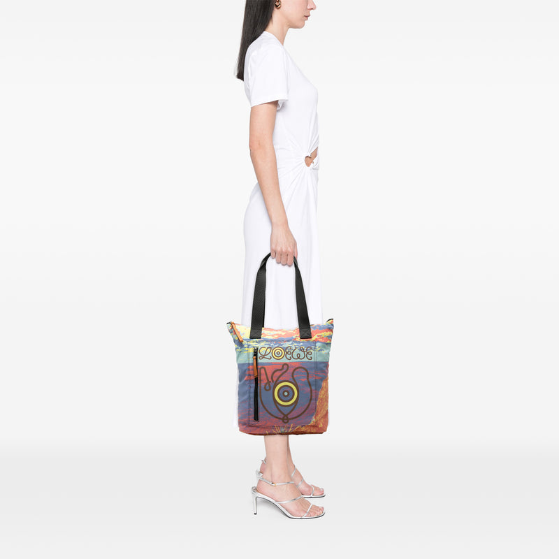 Printed Nylon Eye Loewe Nature Tote - Image 7