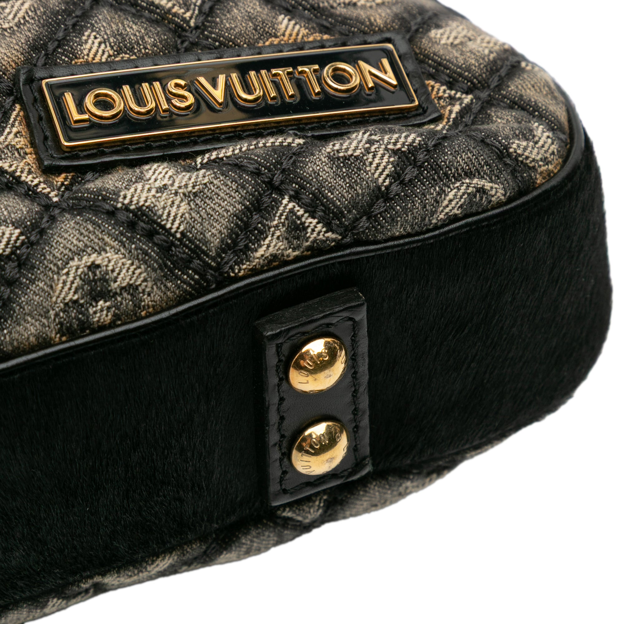 Quilted Monogram Denim Musette - Image 10