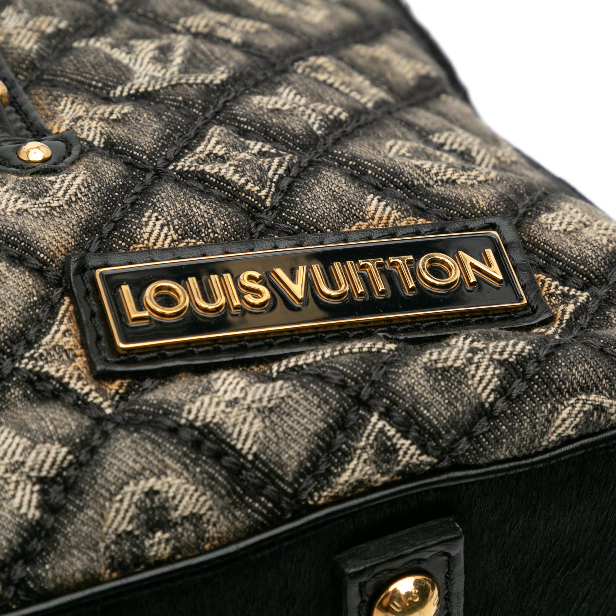 Quilted Monogram Denim Musette - Image 7