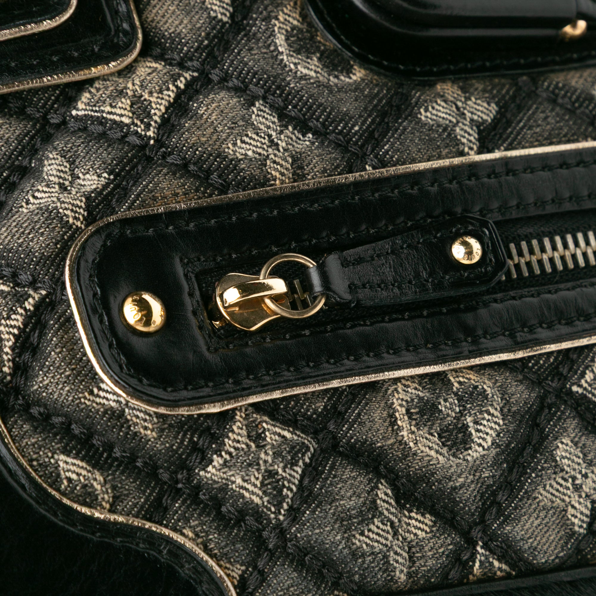 Quilted Monogram Denim Musette - Image 8