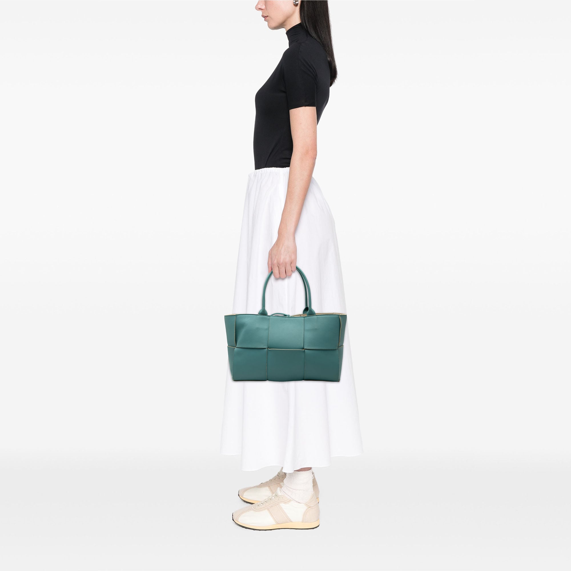 Medium Nappa Maxi Intrecciato Arco Tote - Image 8