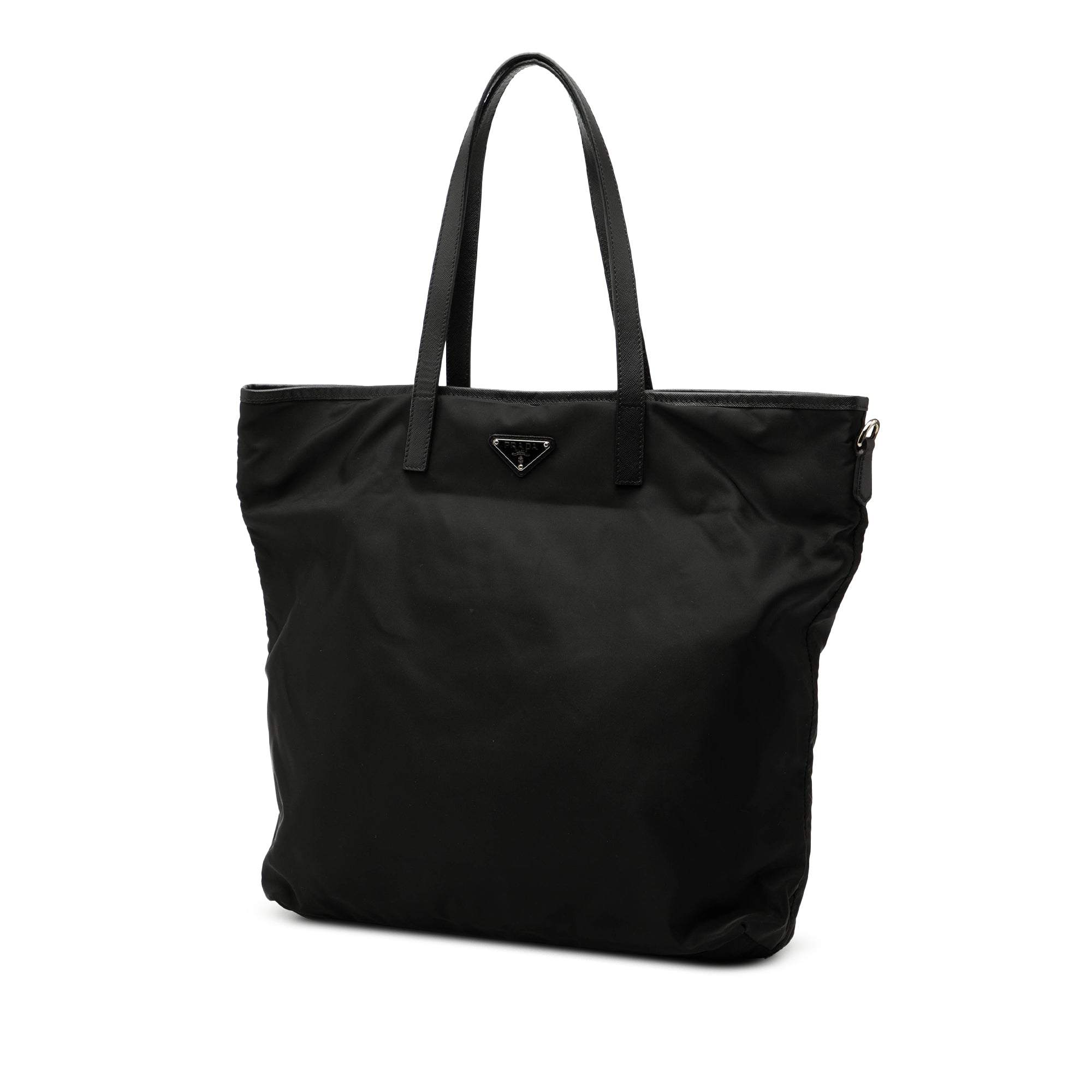 Saffiano Trimmed Tessuto Applique Tote - Image 2