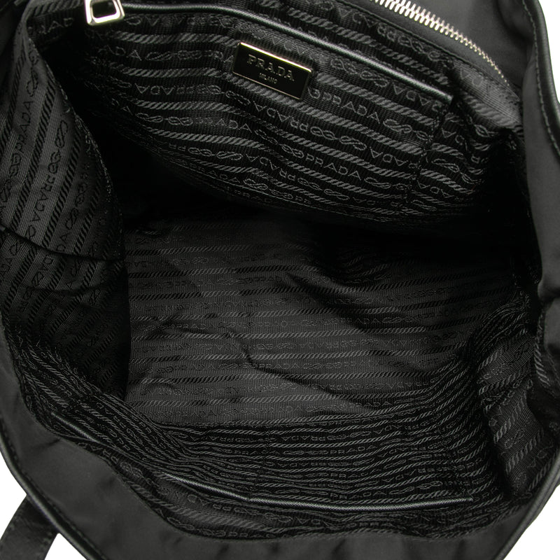 Saffiano Trimmed Tessuto Applique Tote - Image 4