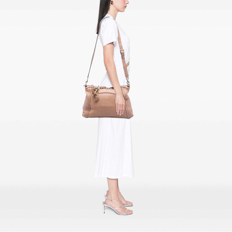 Calfskin Bella Convertible Tote - Image 5