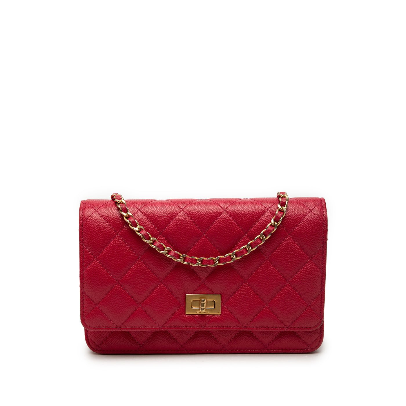 Quilted Caviar Reissue 2.55 Wallet On Chain - Image 1