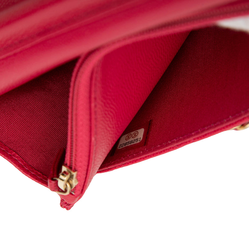 Quilted Caviar Reissue 2.55 Wallet On Chain - Image 6
