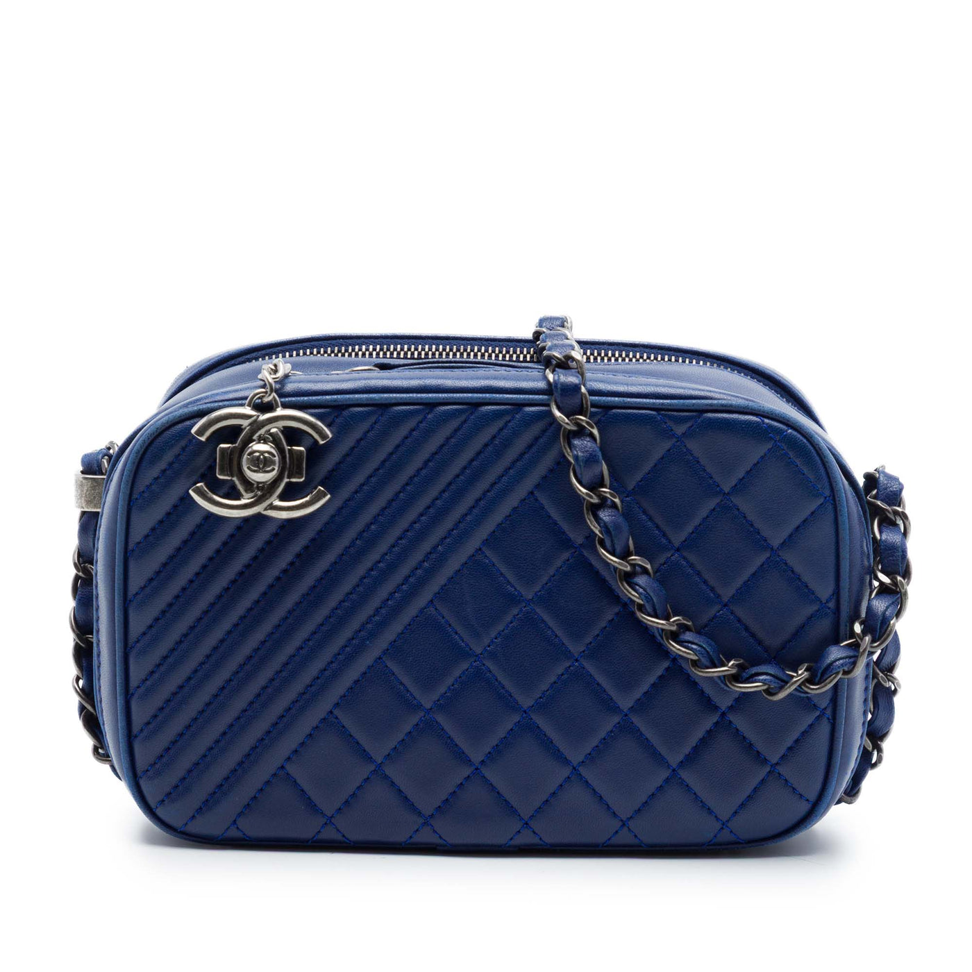 Small Quilted Lambskin Coco Boy Camera Bag - Image 1