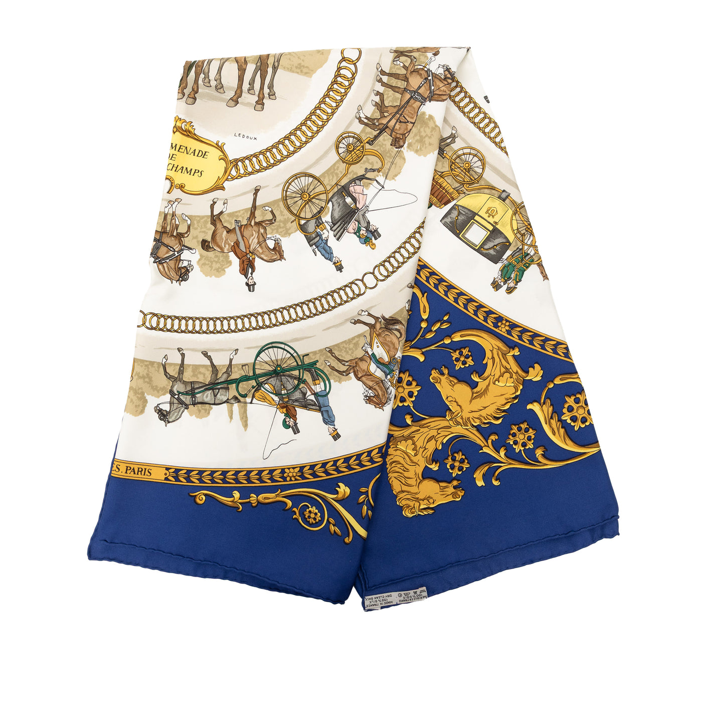 La Promenade de Longchamps Silk Scarf 90 - Image 1