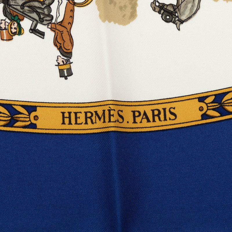 La Promenade de Longchamps Silk Scarf 90 - Image 2