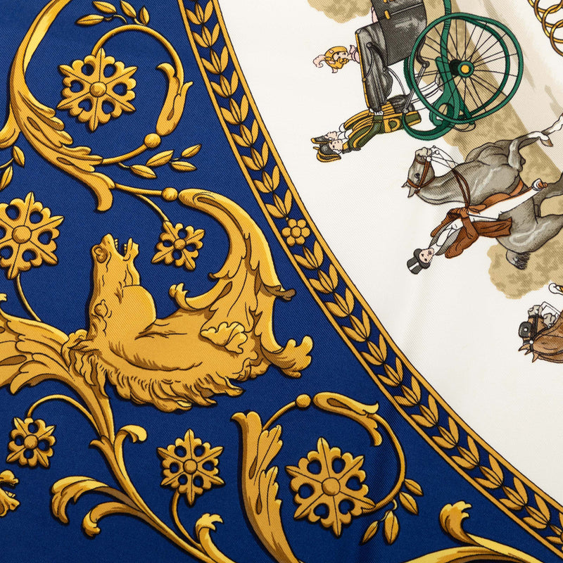 La Promenade de Longchamps Silk Scarf 90 - Image 5
